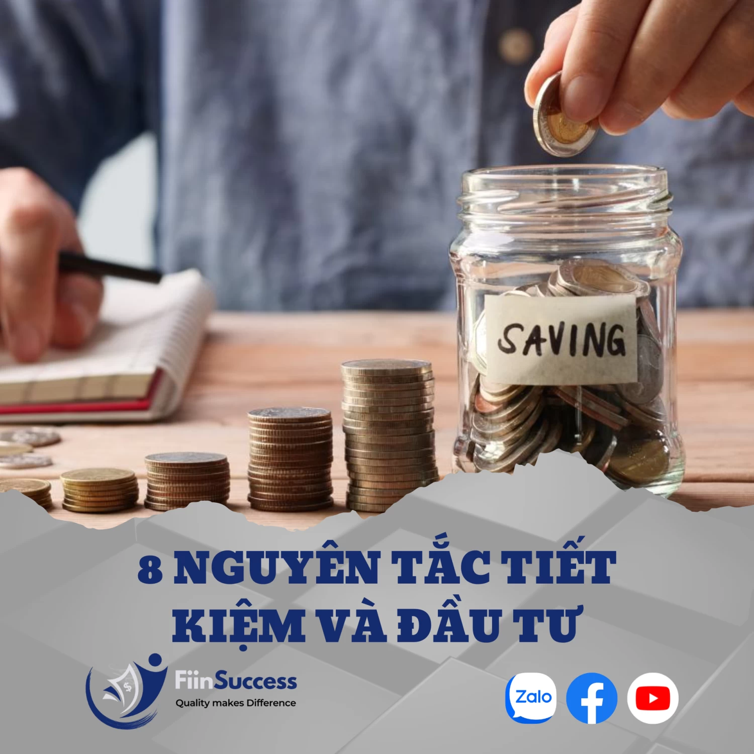 8 nguyên tắc tiết kiệm và đầu tư
