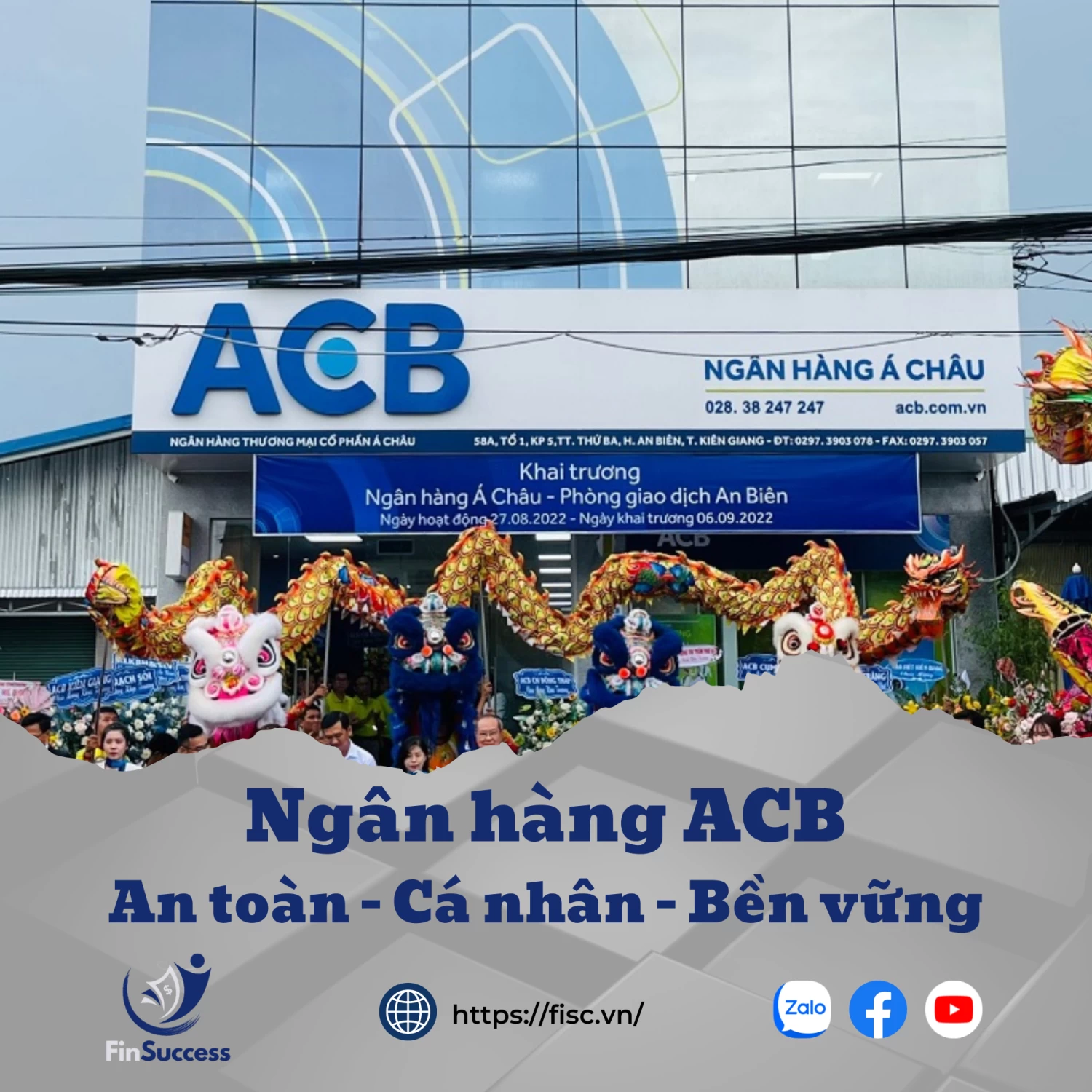 ACB : Một lựa chọn  An toàn - Cá nhân - Bền vững