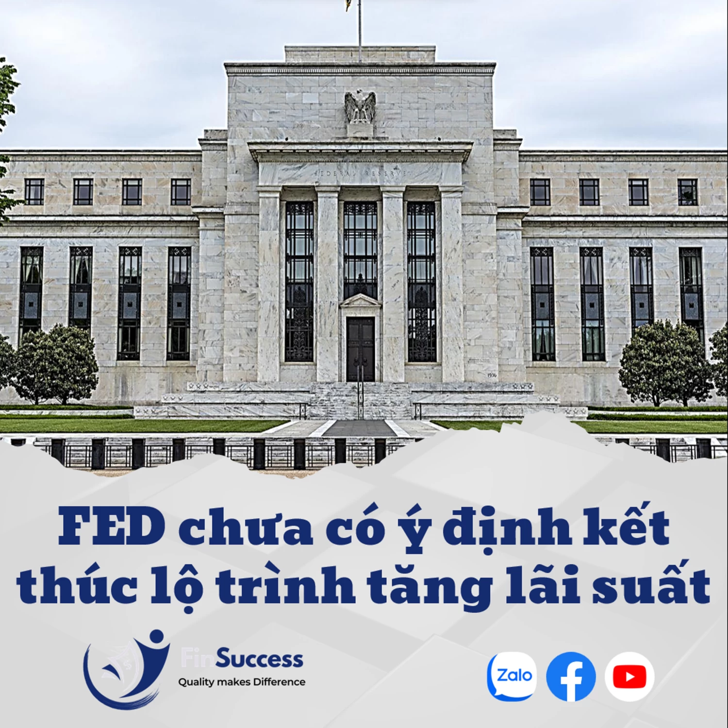 FED chưa có ý định kết thúc lộ trình tăng lãi suất