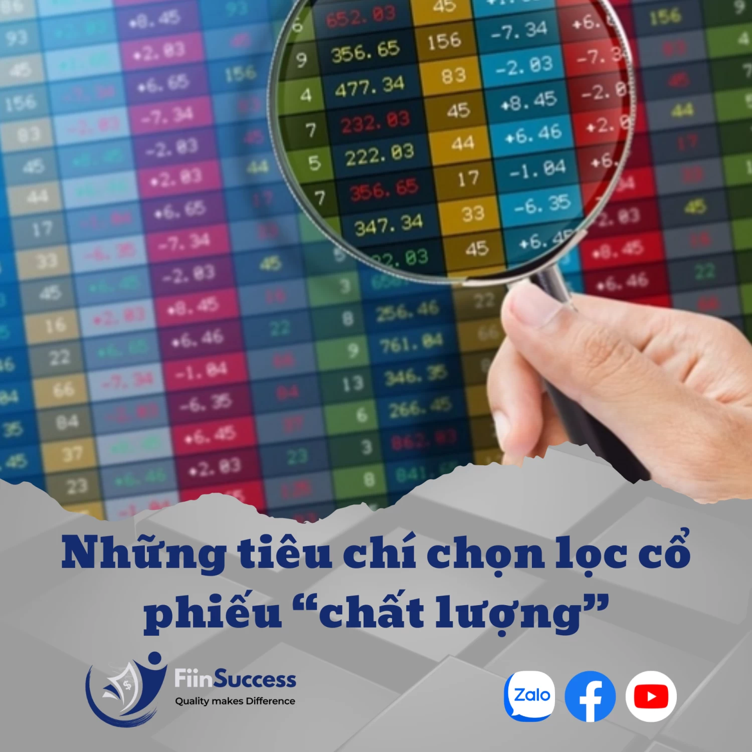 Những tiêu chí lựa chọn cổ phiếu "chất lượng”