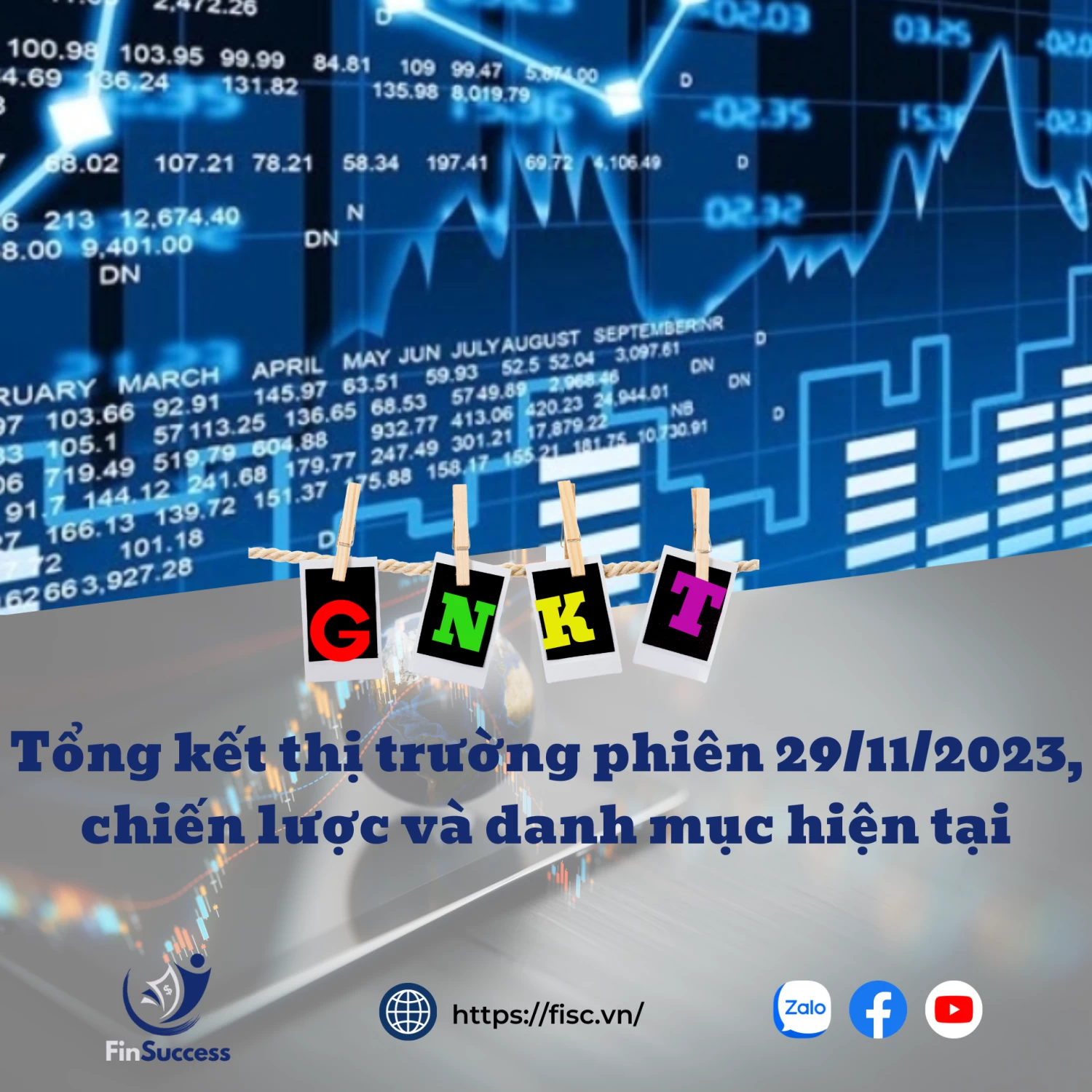 Tổng kết phiên giao dịch 29/11/2023, chiến lược và danh mục