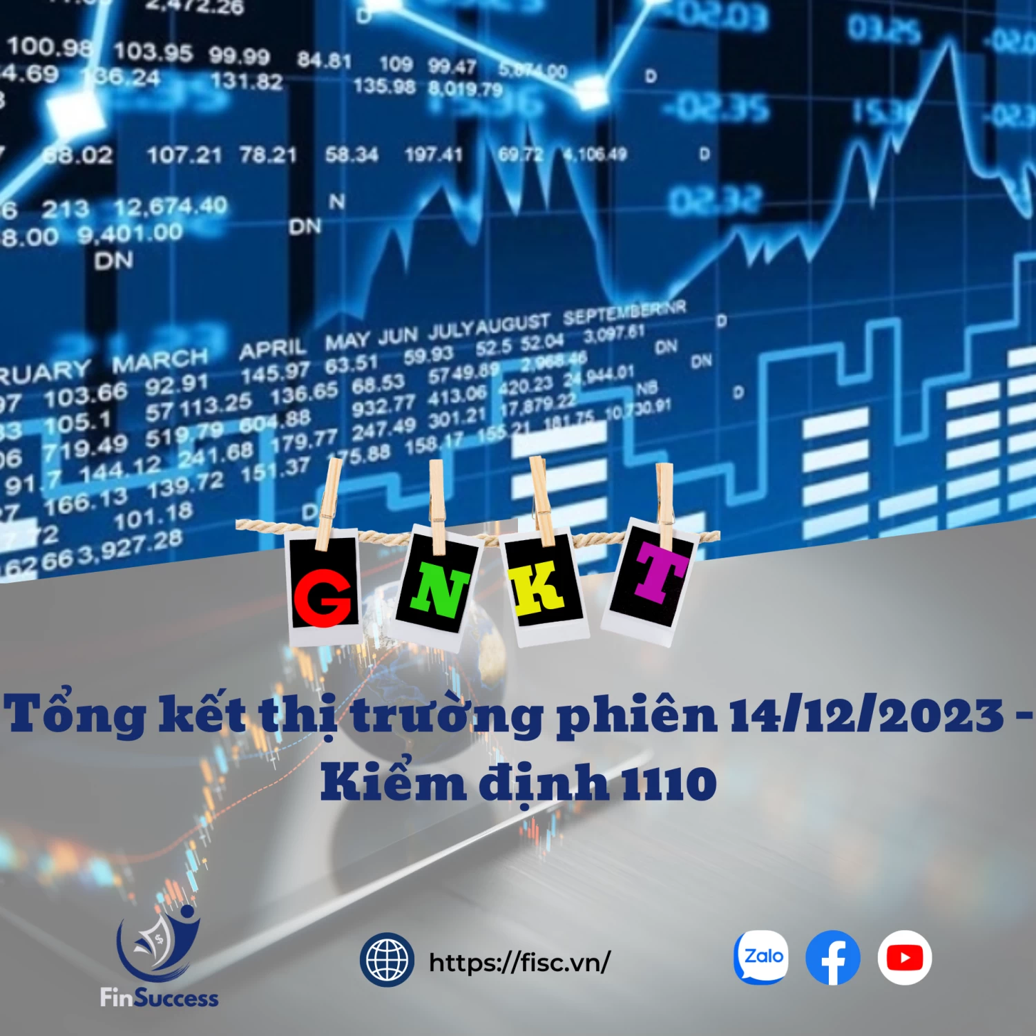 Tổng kết thị trường phiên 14/12/2023 - Kiểm định 1110