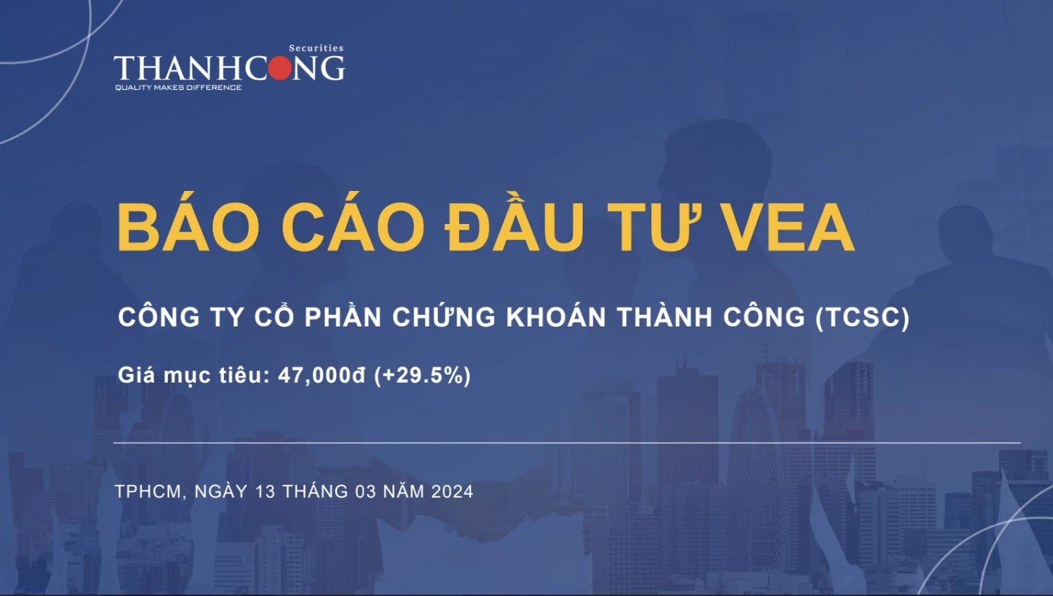 Báo cáo phân tích VEA - Tổng Công ty Máy động lực và Máy nông nghiệp Việt Nam (TCSC)