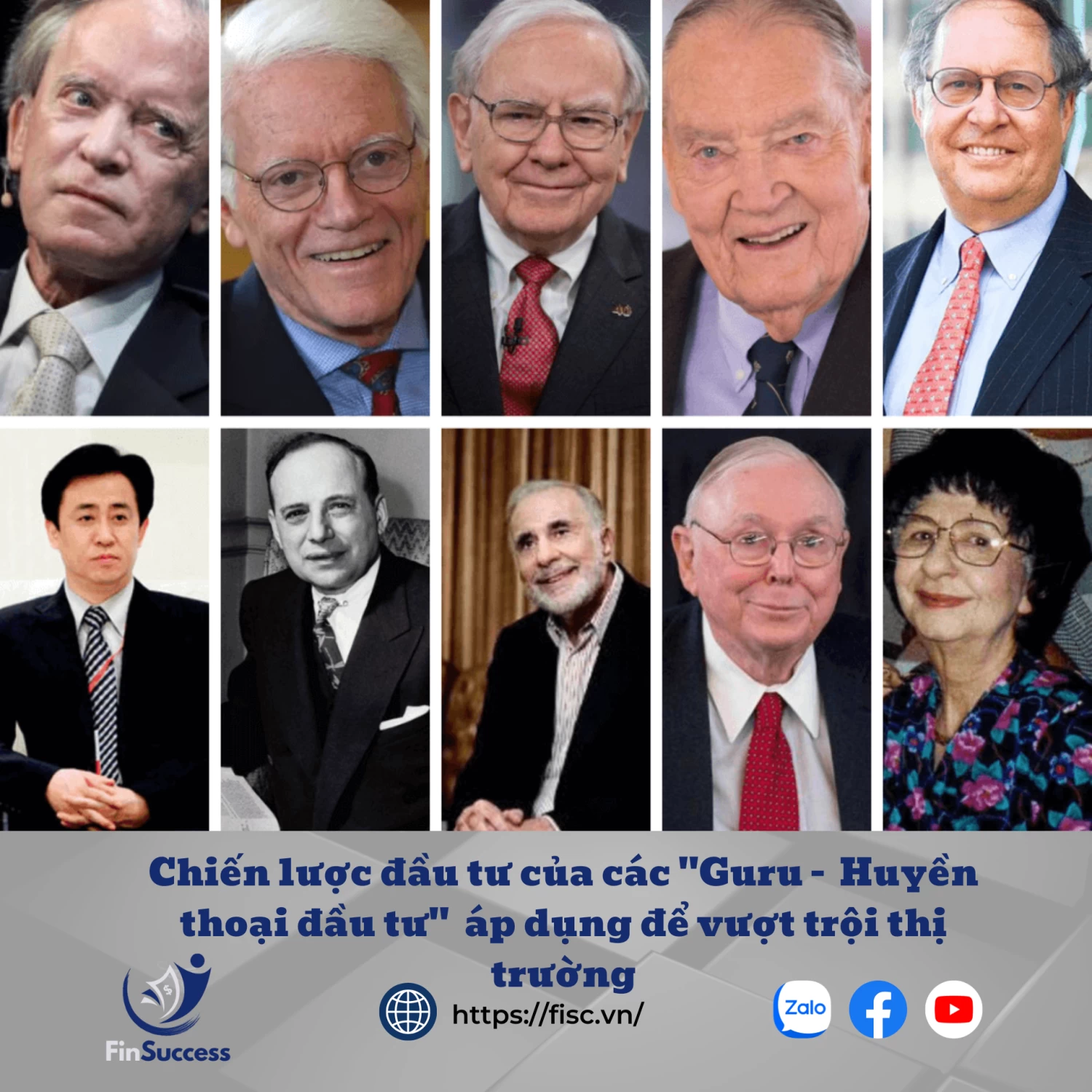 Chiến lược đầu tư mà các “Guru – Huyền thoại đầu tư” hàng đầu thế giới áp dụng để vượt trội thị trường (outperform market)