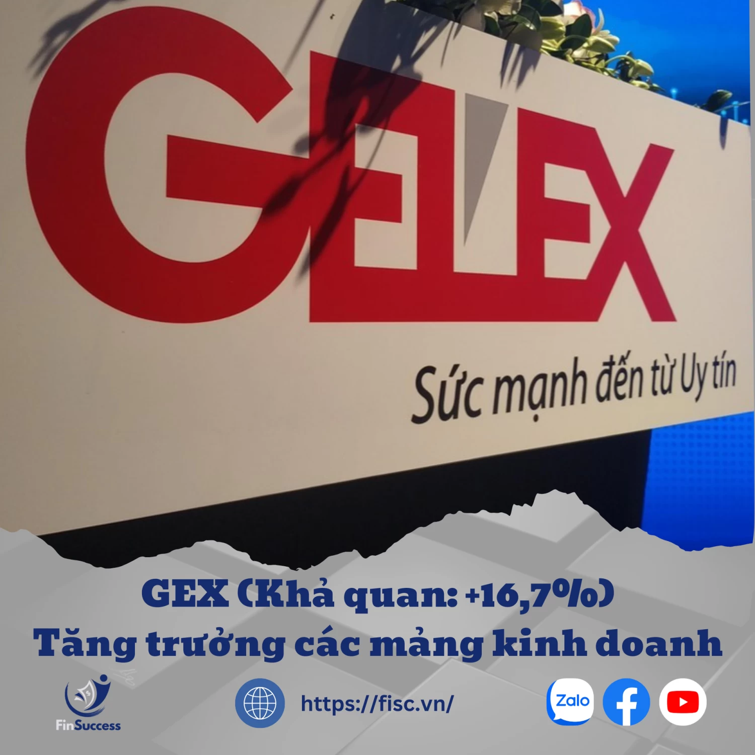GEX [KHẢ QUAN +16,7%] - Tăng trưởng mạnh các mảng kinh doanh trong 2025
