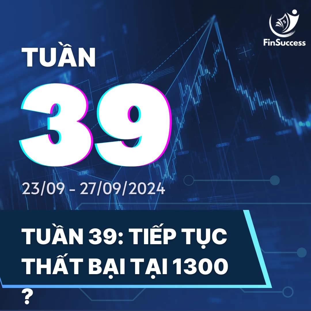 Tuần 39: Tiếp tục thất bại tại 1300 ?