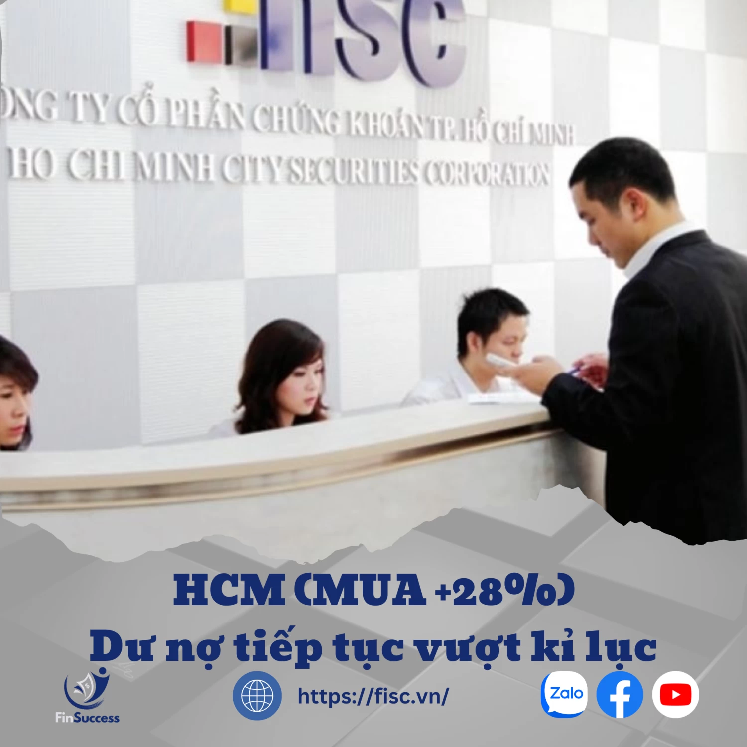 HCM [MUA +28%] - Dư nợ tiếp tục vượt kỉ lục