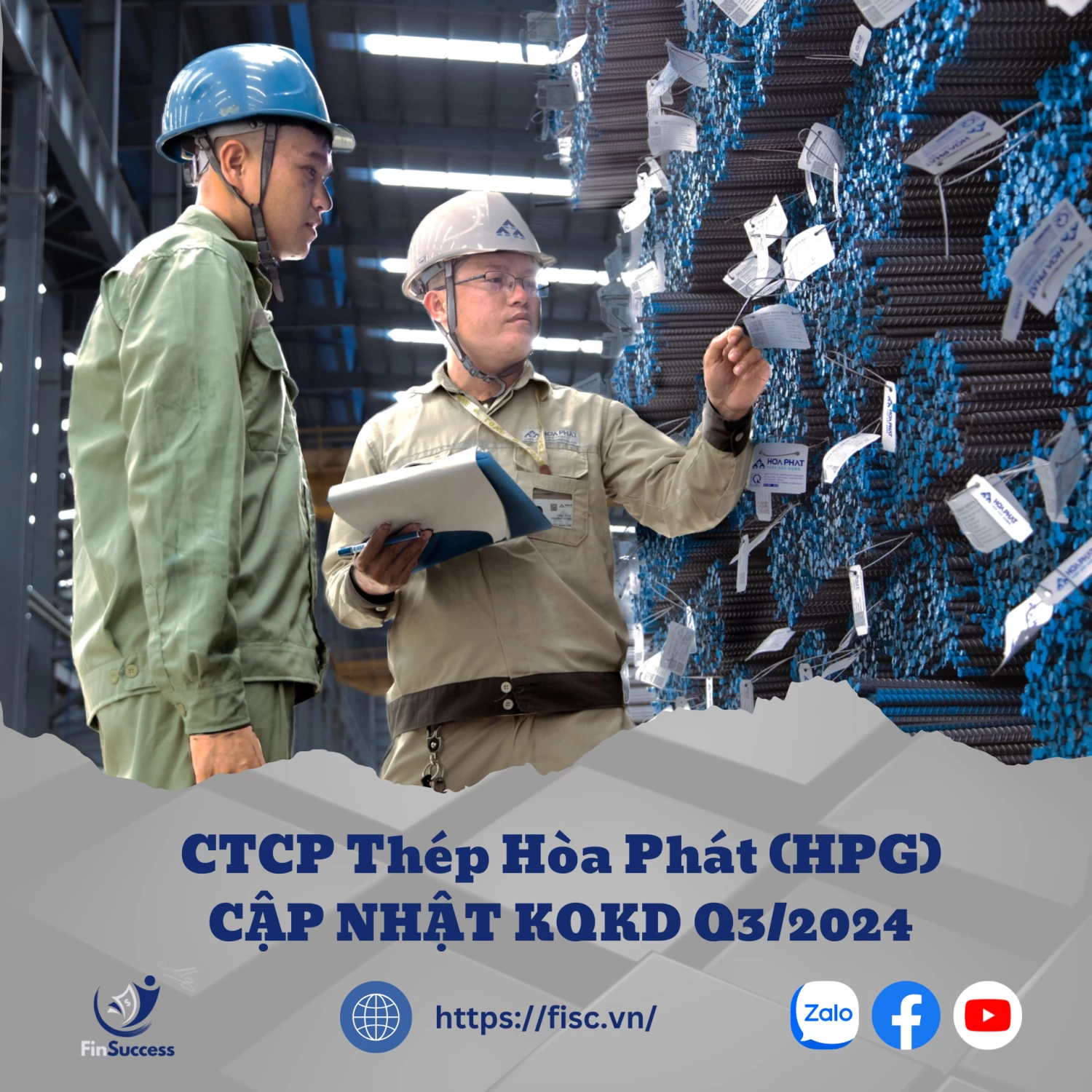 HPG - Cập nhật KDKD - KQKD thấp do doanh số bán thép giảm