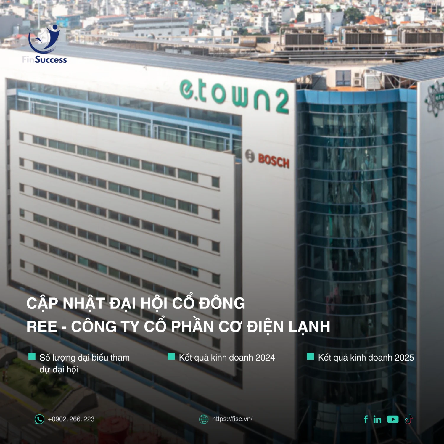 BÁO CÁO CẬP NHẬT ĐHCĐ REE 2025