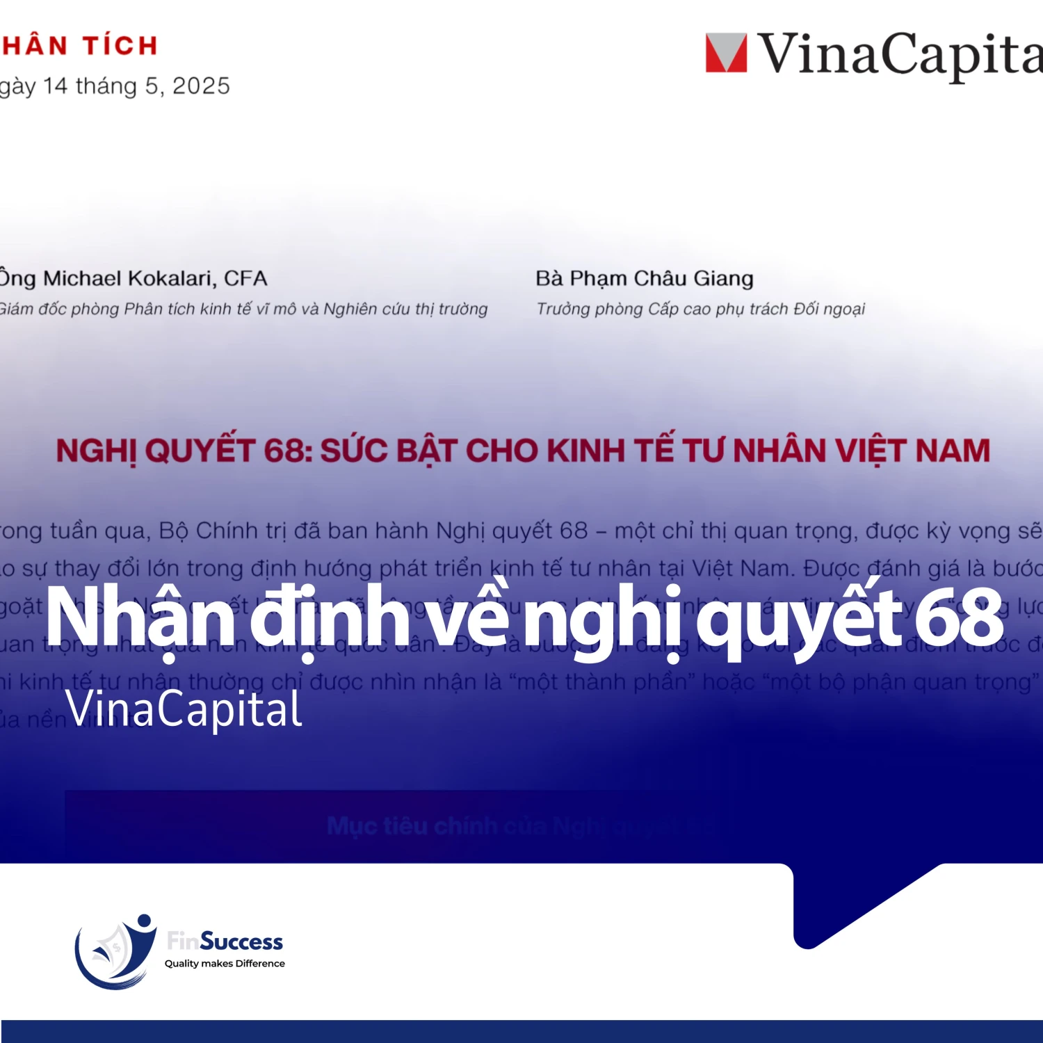 Nhận định từ VinaCapital - Nghị quyết 68: Sức bật cho kinh tế tư nhân Việt Nam