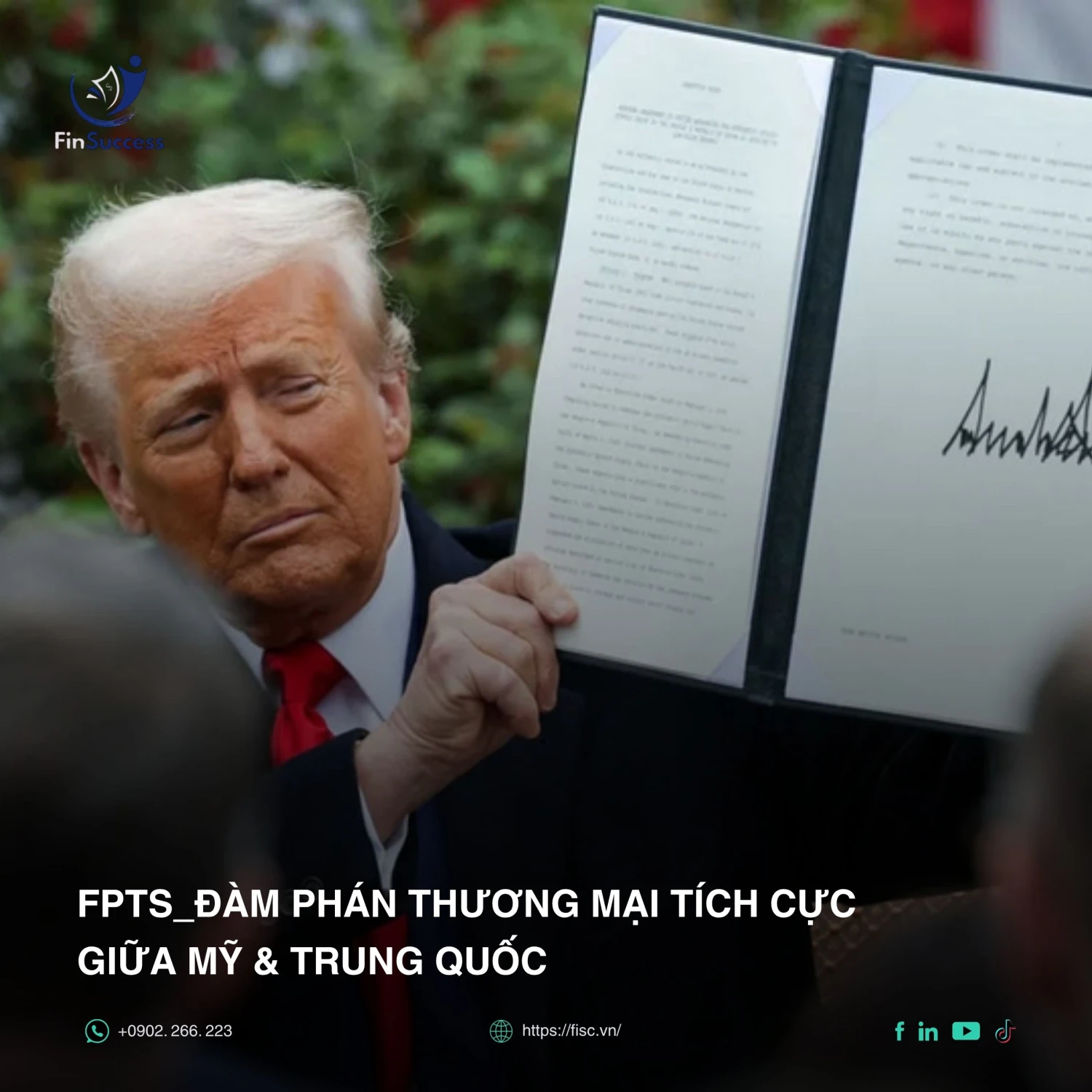 FPTS_Đàm phán thương mại tích cực giữa Mỹ & Trung Quốc