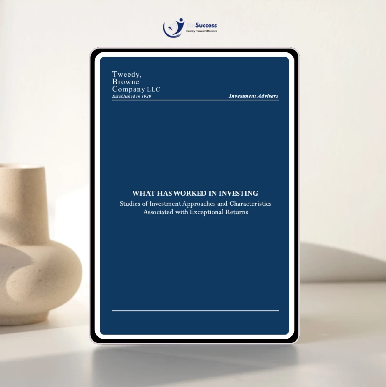 What has worked in investing- phương pháp đầu tư thành công